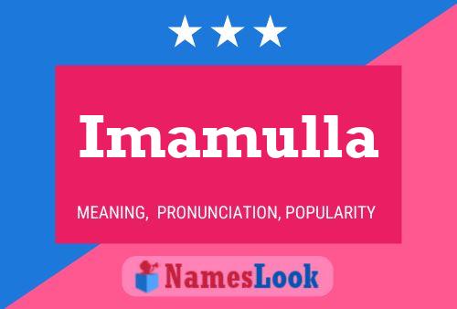 Imamulla Name Poster