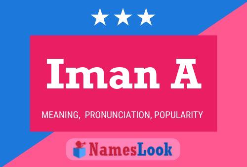 Iman A Name Poster