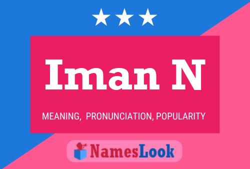 Iman N Name Poster