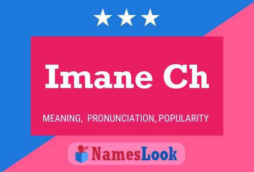 Imane Ch Name Poster