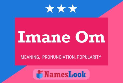 Imane Om Name Poster