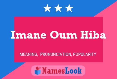 Imane Oum Hiba Name Poster