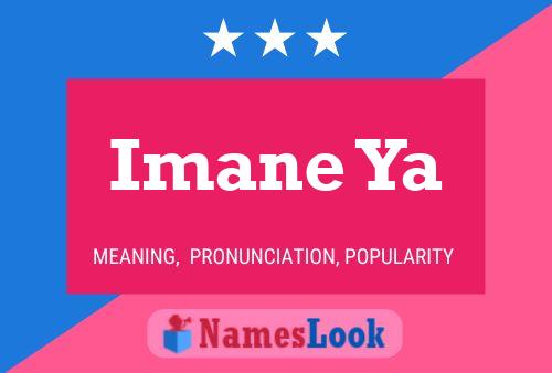 Imane Ya Name Poster