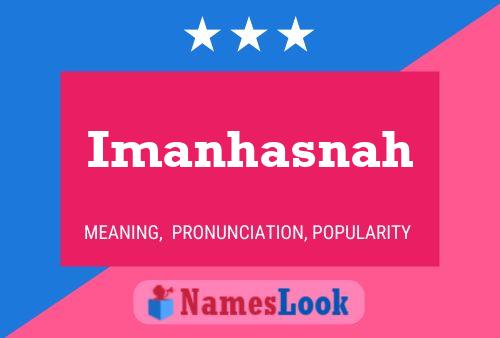 Imanhasnah Name Poster