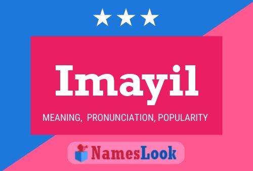 Imayil Name Poster