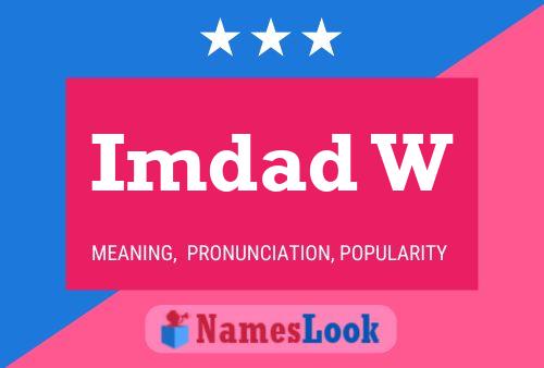 Imdad W Name Poster