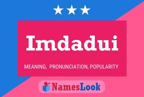 Imdadui Name Poster