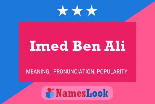 Imed Ben Ali Name Poster