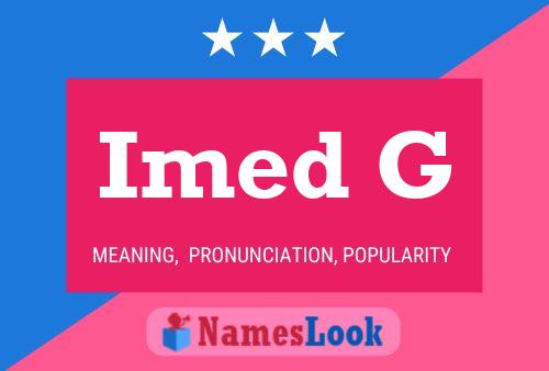 Imed G Name Poster