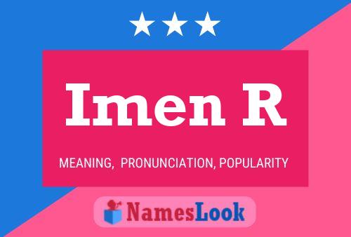 Imen R Name Poster