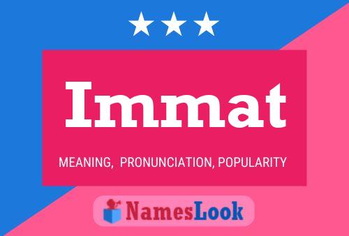 Immat Name Poster