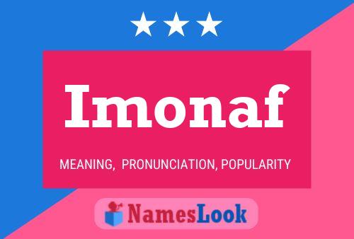 Imonaf Name Poster