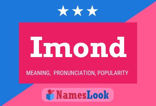 Imond Name Poster