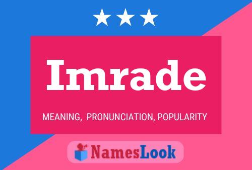 Imrade Name Poster