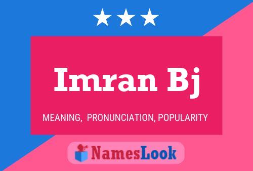 Imran Bj Name Poster