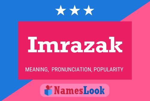 Imrazak Name Poster