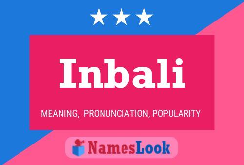 Inbali Name Poster