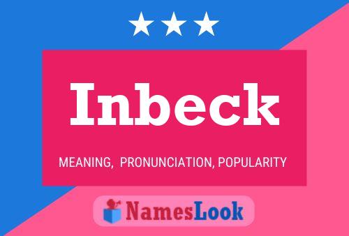 Inbeck Name Poster