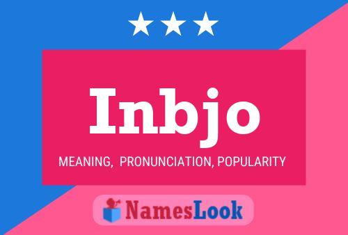 Inbjo Name Poster