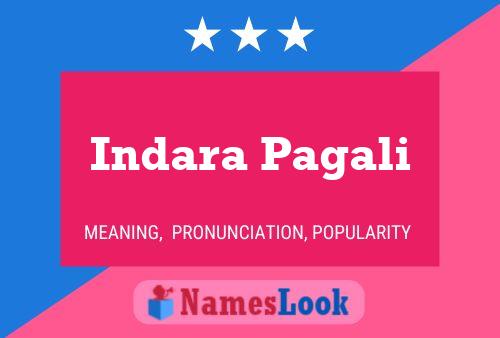 Indara Pagali Name Poster