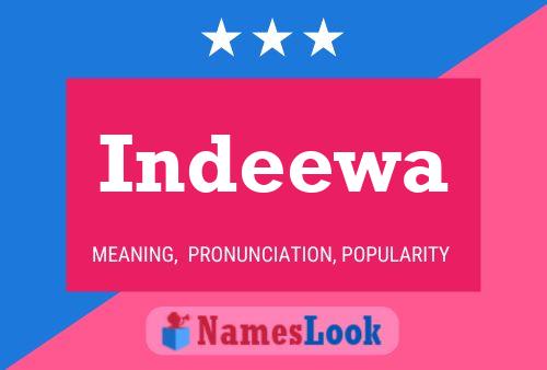 Indeewa Name Poster