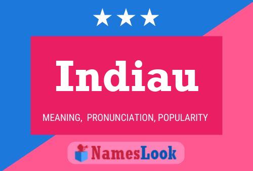 Indiau Name Poster