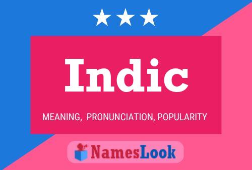 Indic Name Poster