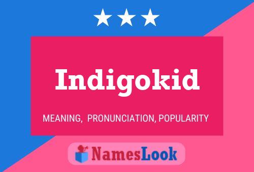 Indigokid Name Poster