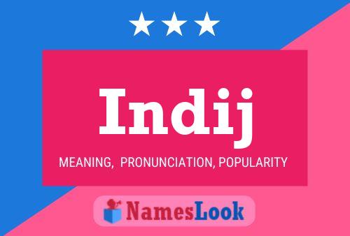 Indij Name Poster