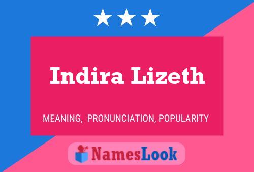 Indira Lizeth Name Poster