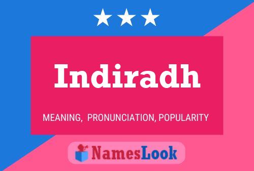 Indiradh Name Poster