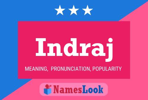 Indraj Name Poster