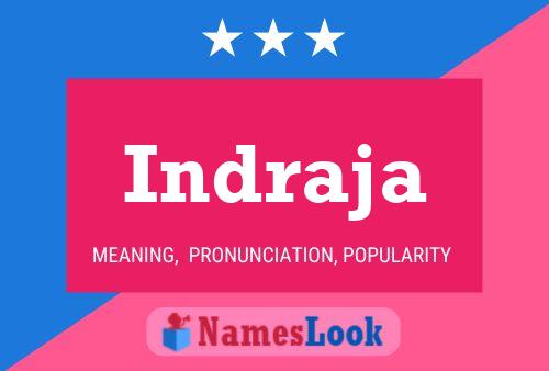 Indraja Name Poster