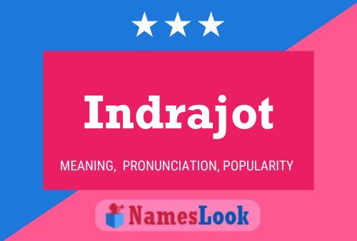 Indrajot Name Poster