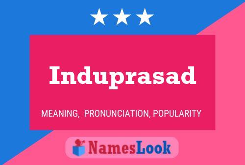 Induprasad Name Poster