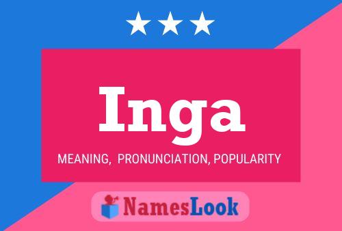 Inga Name Poster