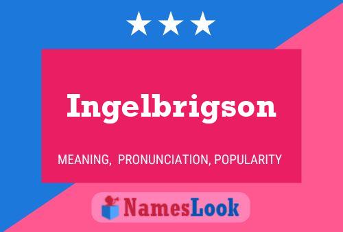 Ingelbrigson Name Poster