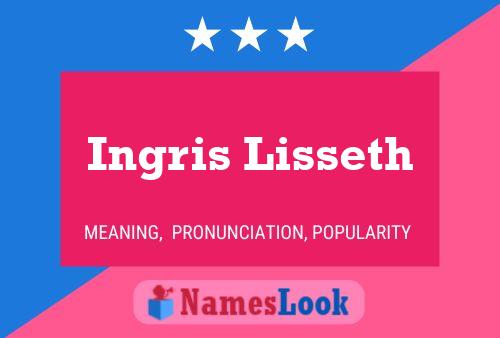 Ingris Lisseth Name Poster