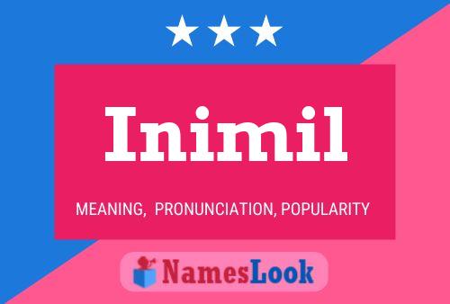 Inimil Name Poster