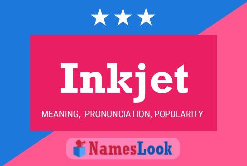 Inkjet Name Poster