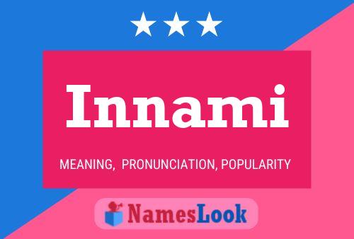 Innami Name Poster