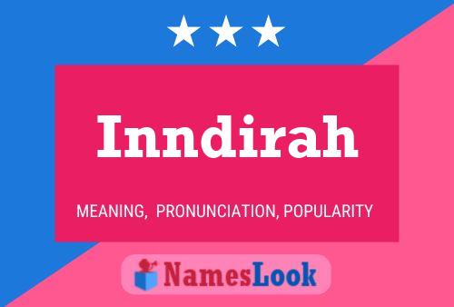 Inndirah Name Poster