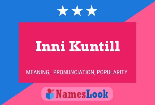 Inni Kuntill Name Poster