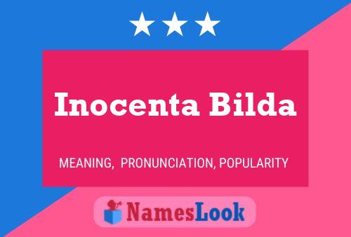 Inocenta Bilda Name Poster