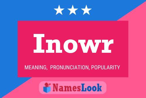 Inowr Name Poster