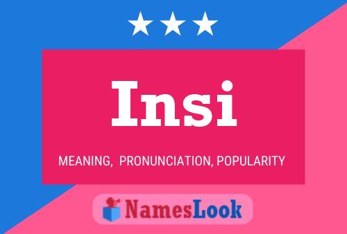 Insi Name Poster