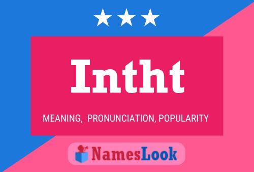 Intht Name Poster