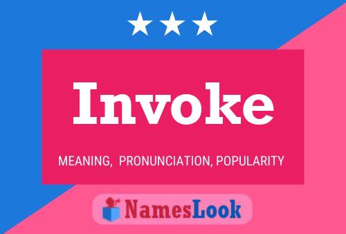 Invoke Name Poster