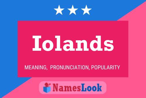 Iolands Name Poster