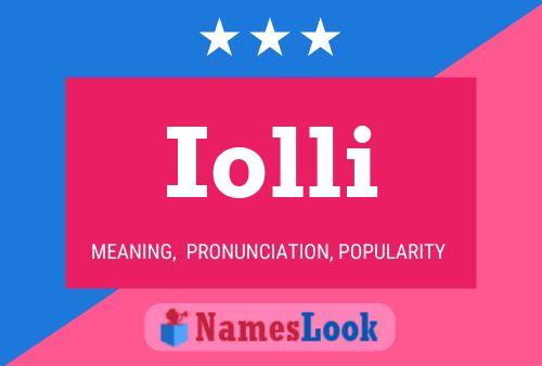 Iolli Name Poster